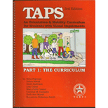 Taps O and M Curriculum and Evaluation 59448 3RD 12 Edition, by Pogrund - ISBN 9781880366462