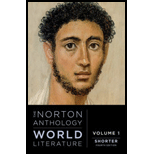 Norton Anthology of World Literature Shorter Volume 1 4TH 19 Edition, by Martin Puchner - ISBN 9780393602876
