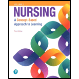 Nursing Concept Based Approach to Learning Volume 2 3RD 19 Edition, by Pearson Education - ISBN 9780134616810