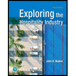 Exploring the Hospitality Industry   Reveal Card 4TH 19 Edition, by John R Walker - ISBN 9780134745060