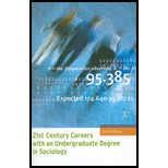 21st Century Careers with an Undergraduate Degree in Sociology 2ND 14 Edition, by American Sociological Association - ISBN 9781544309132
