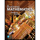 Business Mathematics   With Access 14TH 18 Edition, by Gary Clendenen - ISBN 9780135195963