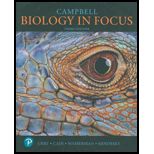 Campbell Biology in Focus 3RD 20 Edition, by Lisa A Urry Michael L Cain and Steven A Wasserman - ISBN 9780134710679