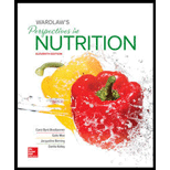 Wardlaws Perspectives in Nutrition Looseleaf 11TH 19 Edition, by Carol Byrd Bredbenner and Gaile Moe - ISBN 9781260163933