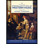 Norton Anthology of Western Music, Volume 1 by J. Peter Burkholder - ISBN 9780393656411