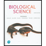 Biological Science 7TH 20 Edition, by Scott Freeman Kim Quillin Lizabeth Allison and Michael Black - ISBN 9780134678320