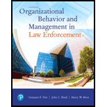 Organizational Behavior and Management in Law Enforcement 4th edition ...