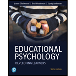 Educational Psychology   Text Only 10TH 20 Edition, by Jeanne Ellis Ormrod Eric M Anderman and Lynley H Anderman - ISBN 9780135206478