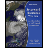 Severe and Hazardous Weather   Text Only 5TH 17 Edition, by Robert Rauber - ISBN 9781465278845
