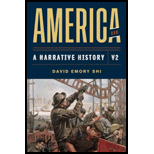 America Narrative History Volume 2   Registration Card 11TH 19 Edition, by David E Shi - ISBN 9780393668865
