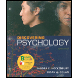 Discovering Psychology Looseleaf 8TH 19 Edition, by Sandra E Hockenbury and Susan A Nolan - ISBN 9781319172398