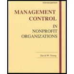 Management Control In Nonprofit Organizations 10TH 16 Edition, by David W Young - ISBN 9780578183770