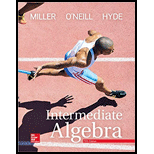 Intermediate Algebra   With Connect Looseleaf 5TH 18 Edition, by Julie Miller Molly ONeill and Nancy Hyde - ISBN 9781260500066