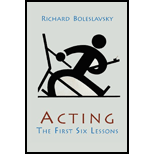 Acting: First Six Lessons - Richard Boleslavsky