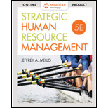 Strategic Human Resource Management 5TH 19 Edition, by Jeffrey A Mello - ISBN 9780357033913