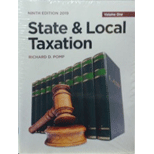 State and Local Taxation Volumes 1 and 2 9TH 19 Edition, by Richard D Pomp - ISBN 9781943848676