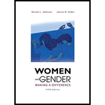 Women and Gender Making a Difference 5TH 19 Edition, by Nicole L Johnson - ISBN 9781597380331
