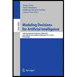 Modeling Decisions for Artificial Intelligence - Vicenc Torra