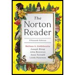 Norton Reader   With Access 15TH 20 Edition, by Melissa Goldthwaite Joseph Bizup Anne Fernald and John Brereton - ISBN 9780393420524