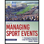 Managing Sport Events by T. Christopher Greenwell, Leigh Ann Danzey-bussell and David Shonk - ISBN 9781492570950