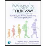 Words Their Way Word Study for Phonics Vocabulary and Spelling Instruction 7TH 20 Edition, by Donald R Bear Marcia A Invernizzi and Shane Templeton - ISBN 9780135204917
