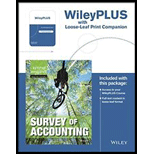 Survey of Accounting   WileyPLUS With Box 17 Edition, by Paul D Kimmel and Jerry J Weygandt - ISBN 9781119306337