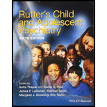 Rutters Child and Adolescent Psychiatry 6TH 15 Edition, by Thapar Pine Leckman Scott Snowling and Taylor Eds - ISBN 9781118381885
