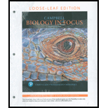 Campbell Biology in Focus Looseleaf 3RD 20 Edition, by Lisa A Urry Michael L Cain and Steven A Wassermann - ISBN 9780134895727