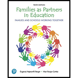 Familes as Partners in Education Families and Schools Working Together Paperback 10TH 20 Edition, by Eugenia Hepworth Berger and Mari R Riojas Cortez - ISBN 9780135196724