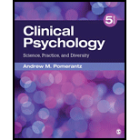 Clinical Psychology 5TH 20 Edition, by Andrew M Pomerantz - ISBN 9781544333618