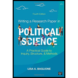 Writing A Research Paper In Political Science A Practical Guide To Inquiry Structure And Methods - 