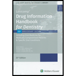 Lexi comps drug information handbook for dentistry