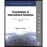 Foundations of International Relations Custom 3RD 19 Edition, by United States Military Academy - ISBN 9781544387536