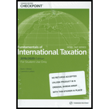 Fundamentals of International Taxation 2019 20 19 Edition, by Boris I Bittker and Lawrence Lokken - ISBN 9781508305521