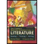 Compact Bedford Introduction to Literature Reading Thinking and Writing 12TH 20 Edition, by Michael Meyer and D Quentin Miller - ISBN 9781319105051