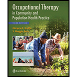 Occupational Therapy In Community And Population Health Practice 3rd 