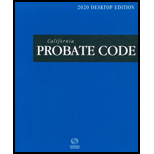 California Probate Code   2020 Desktop Edition 20 Edition, by West - ISBN 9780314699916