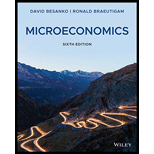 Microeconomics 6TH 20 Edition, by David Besanko and Ronald Braeutigam - ISBN 9781119554844