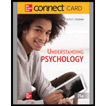 Understanding Psychology   Connect Access 15TH 21 Edition, by Feldman - ISBN 9781260408454
