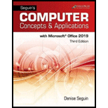 Computer Concepts and Applications for Microsoft Office 365   With Code 20 Edition, by Seguin - ISBN 9780763888473