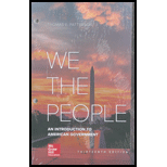 We the People Looseleaf Custom 13TH 19 Edition, by Thomas E Patterson - ISBN 9781260911305