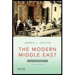 Modern Middle East A History 5TH 20 Edition, by James L Gelvin - ISBN 9780190074067