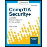 CompTIA Security Guide to Network Security Fundamentals 7TH 22 Edition, by Mark Ciampa - ISBN 9780357424377