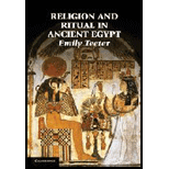 Religion And Ritual In Ancient Egypt - Teeter