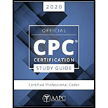 Official CPC Certification 2020   Study Guide 19 Edition, by AAPC - ISBN 9781626887862