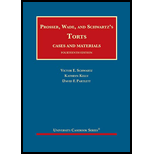 Prosser Wade and Schwartzs Torts 14TH 21 Edition, by Victor E Schwartz Kathryn Kelly and David F Partlett - ISBN 9781684674077