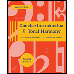 Concise Introduction to Tonal Harmony   Reg Card 2ND 20 Edition, by Burstein - ISBN 9780393417050