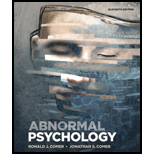Abnormal Psychology (Looseleaf) by Ronald J. Comer and Jonathan S. Comer - ISBN 9781319370640