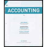 Accounting Looseleaf 28TH 21 Edition, by Carl S Warren - ISBN 9780357521724