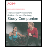 Exercise Professionals Guide to Personal Training   Study Guide 20 Edition, by American Council on Exercise - ISBN 9781890720773